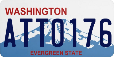 WA license plate ATT0176