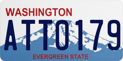 WA license plate ATT0179