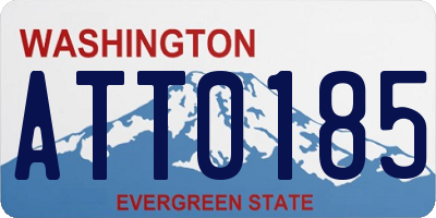 WA license plate ATT0185