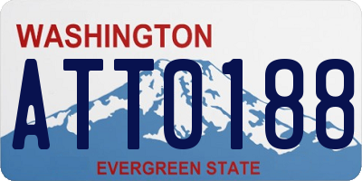 WA license plate ATT0188
