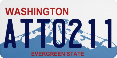 WA license plate ATT0211