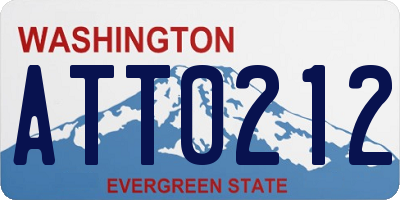 WA license plate ATT0212