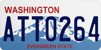 WA license plate ATT0264