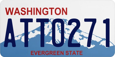 WA license plate ATT0271