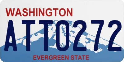 WA license plate ATT0272