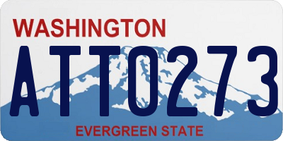 WA license plate ATT0273
