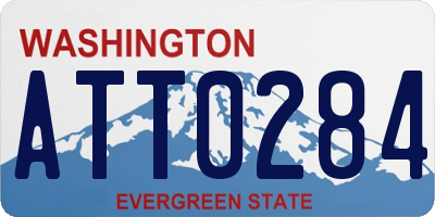 WA license plate ATT0284