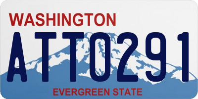 WA license plate ATT0291