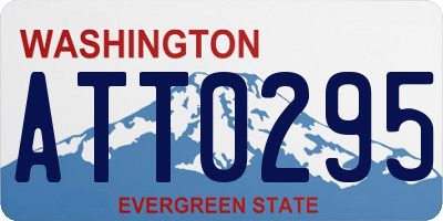 WA license plate ATT0295