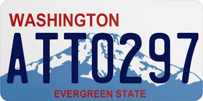 WA license plate ATT0297
