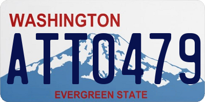 WA license plate ATT0479