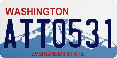 WA license plate ATT0531
