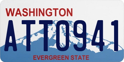 WA license plate ATT0941