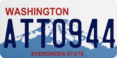 WA license plate ATT0944
