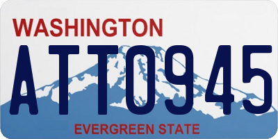 WA license plate ATT0945