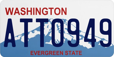 WA license plate ATT0949