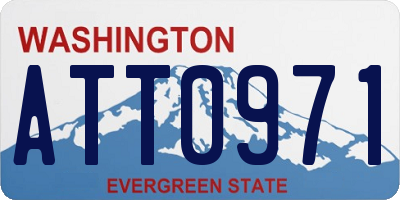 WA license plate ATT0971