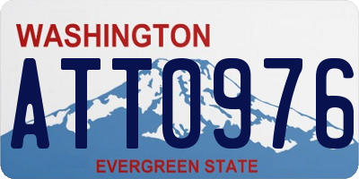 WA license plate ATT0976