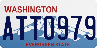 WA license plate ATT0979