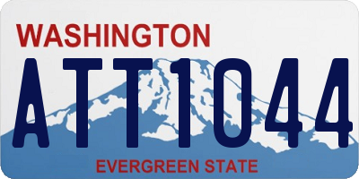 WA license plate ATT1044