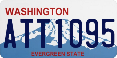 WA license plate ATT1095