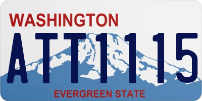 WA license plate ATT1115