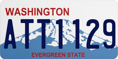 WA license plate ATT1129