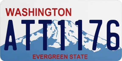 WA license plate ATT1176