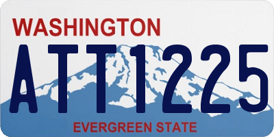 WA license plate ATT1225