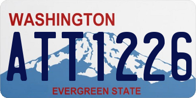 WA license plate ATT1226