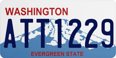 WA license plate ATT1229