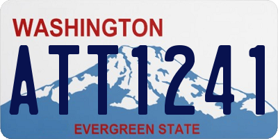WA license plate ATT1241