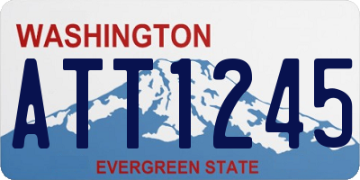 WA license plate ATT1245