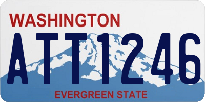 WA license plate ATT1246