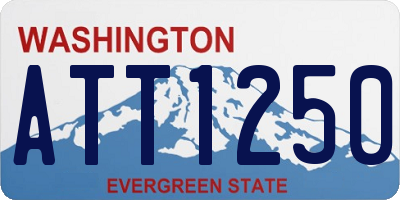 WA license plate ATT1250