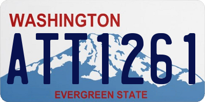 WA license plate ATT1261