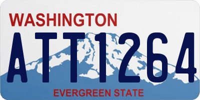 WA license plate ATT1264