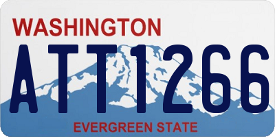 WA license plate ATT1266