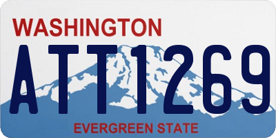 WA license plate ATT1269