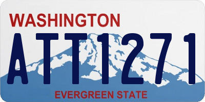 WA license plate ATT1271
