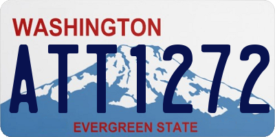 WA license plate ATT1272