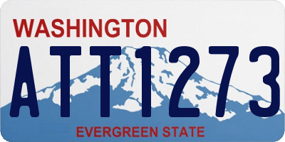 WA license plate ATT1273