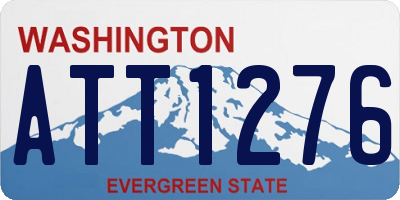 WA license plate ATT1276