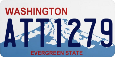 WA license plate ATT1279