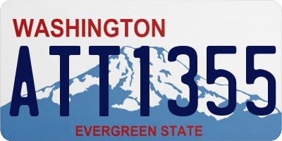 WA license plate ATT1355
