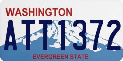 WA license plate ATT1372