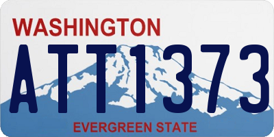 WA license plate ATT1373