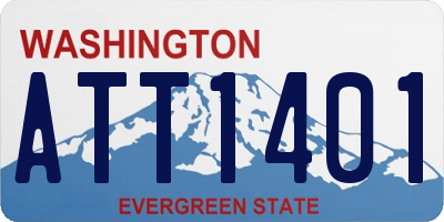WA license plate ATT1401