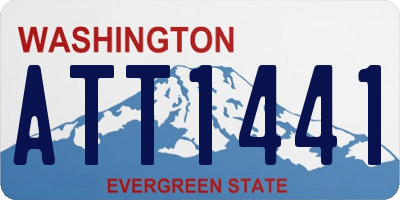 WA license plate ATT1441
