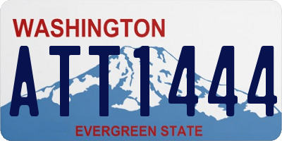 WA license plate ATT1444